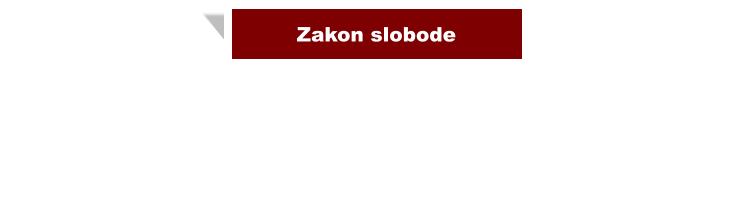 Zakon slobode